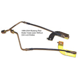 J&M 1999-2004 Ford Mustang Rear Stainless Steel Brake Hose Kit - Without Traction Control (Excl. IRS) (Part #22523) — photo 2