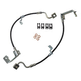 J&M 2013-2014 Ford Mustang GT500 Front Stainless Steel Brake Hose Kit (Part #22535F)