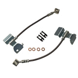 J&M 2013-2014 Ford Mustang GT500 Rear Stainless Steel Brake Hose Kit (Part #22535R) — photo 2