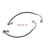 J&M 2015-2023 Ford Mustang GT/EcoBoost Front Stainless Steel Brake Hose Kit (Excl. MagneRide) (Part #22560F)