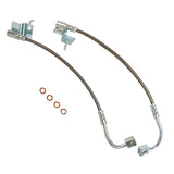 J&M 2015-2023 Ford Mustang GT/EcoBoost Front Stainless Steel Brake Hose Kit (Excl. MagneRide) (Part #22560F) — photo 2
