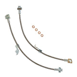 J&M 2015-2023 Ford Mustang Rear Stainless Steel Brake Hose Kit (All Models) (Part #22560R) — photo 2