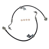 J&M Full Front + Rear Stainless Steel Braided Brake Line Kit for 2024+ Ford Mustang S650 - Non-MagneRide & Non-Brembo (Black or Clear Cover) (Part #22565) — photo 3