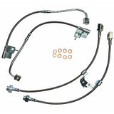 J&M 2015-2020 Ford Mustang GT350 & GT350R Front & Rear Stainless Steel Brake Hose Kit (Part #22580) — photo 2