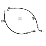 2024+ Ford Mustang S650 Front Stainless Steel Braided Brake Line Kit - MagneRide (Black or Clear Cover) (Part #22591) — photo 2