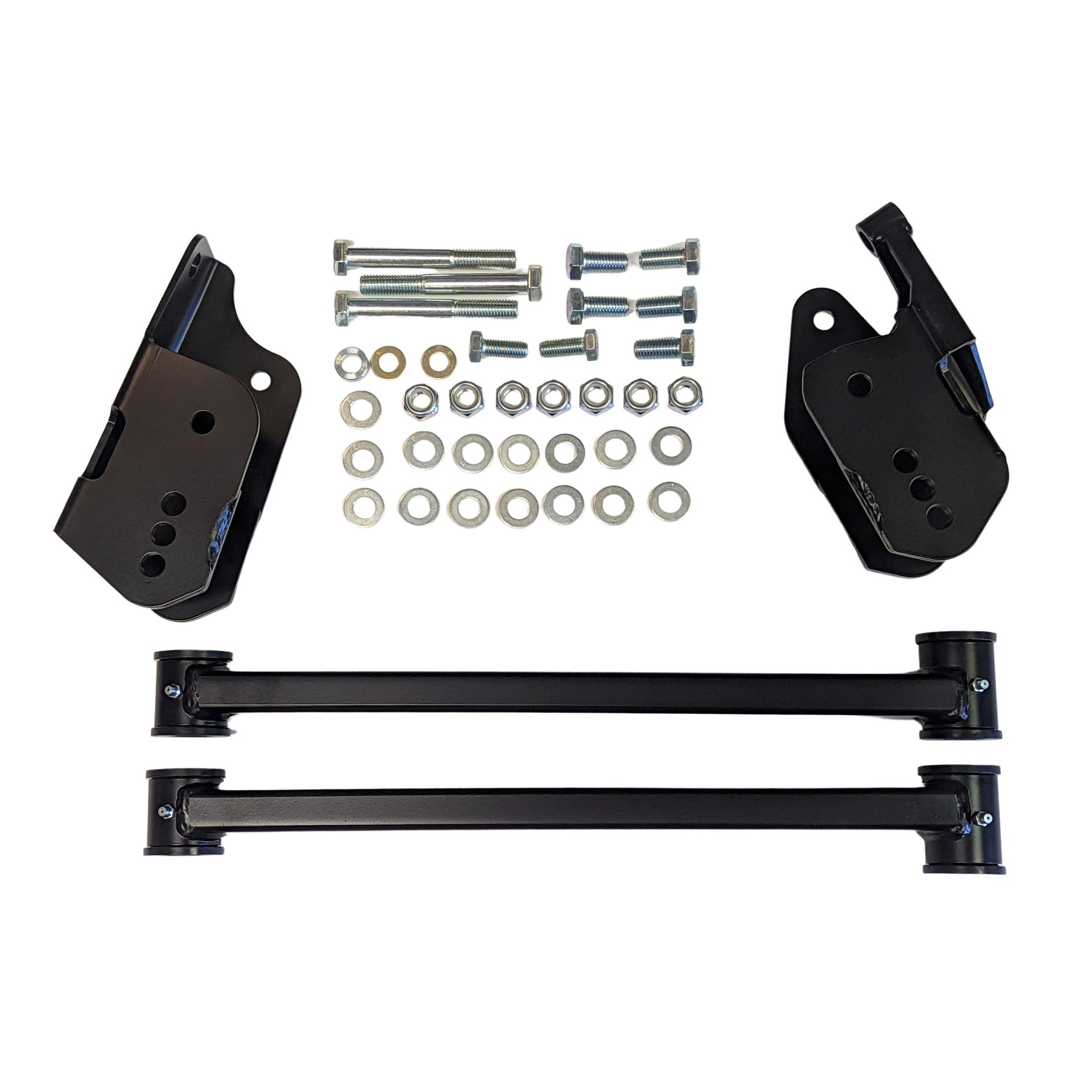 2005-2014 Ford Mustang S197 Stage 1 Launch Kit - Boxed Lower Control Arms & Relocation Brackets (23865 + 23885) (Part #30120)