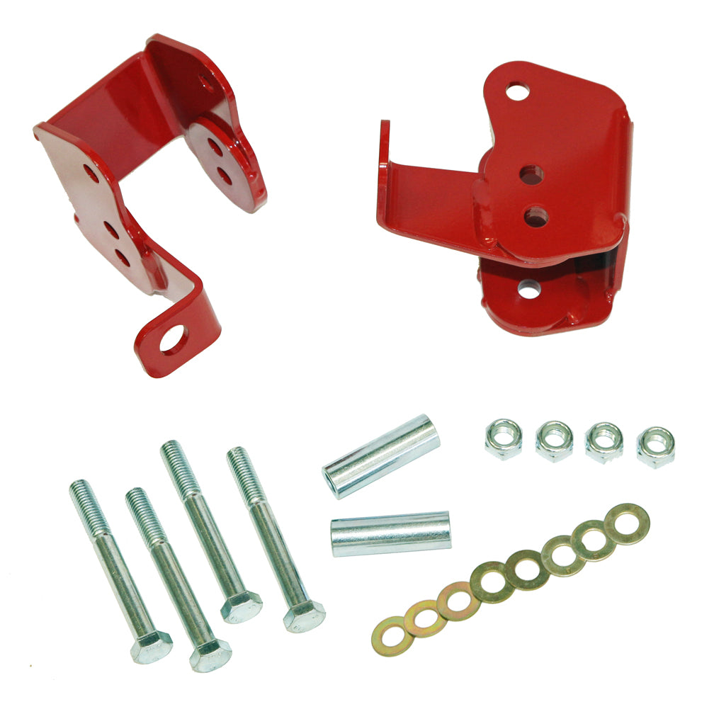 J&M Products 1982-2002 Camaro/Firebird Bolt-In Lower Control Arm Relocation Bracket - CNC Steel (Part #23881)