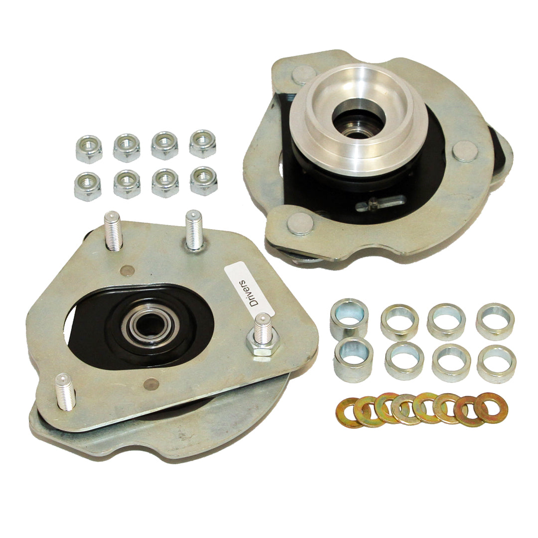 2015-Present Ford Mustang Caster Camber Plates for Viking Coil Over Struts With 2.5" Springs (Part #24231)