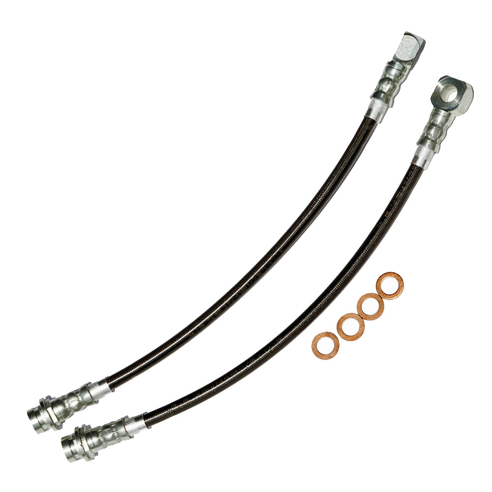 1993-1997 Camaro/Firebird J&M Front Stainless Steel Brake Hose Kit (Part #22500)