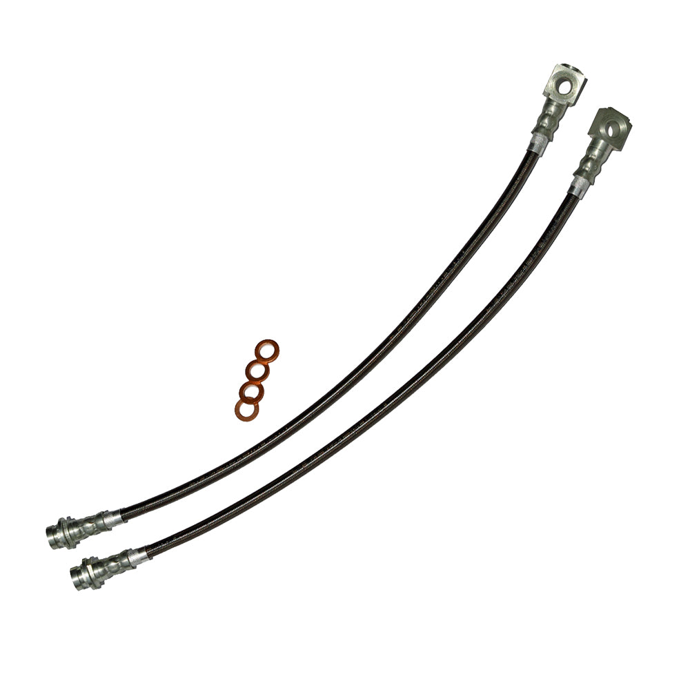 1993-1997 Camaro/Firebird J&M Front Brake Hose Kit - LT1 to C5/C6 Caliper Conversion (Part #22500C5)