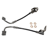 J&M 1993 Ford Mustang Cobra Rear Stainless Steel Brake Hose Kit (Part #22526) — photo 9
