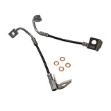 J&M 1993 Ford Mustang Cobra Rear Stainless Steel Brake Hose Kit (Part #22526) — photo 8