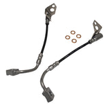 J&M 1993 Ford Mustang Cobra Rear Stainless Steel Brake Hose Kit (Part #22526) — photo 7