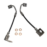 J&M 1993 Ford Mustang Cobra Rear Stainless Steel Brake Hose Kit (Part #22526) — photo 6