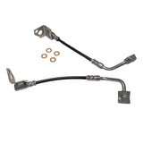 J&M 1993 Ford Mustang Cobra Rear Stainless Steel Brake Hose Kit (Part #22526) — photo 5