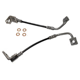 J&M 1993 Ford Mustang Cobra Rear Stainless Steel Brake Hose Kit (Part #22526) — photo 3