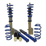 J&M Products 2015-2020 Ford Mustang Front & Rear Ride Height Adjustable Performance Struts & Shocks - Without MagneRide (Part #27015)