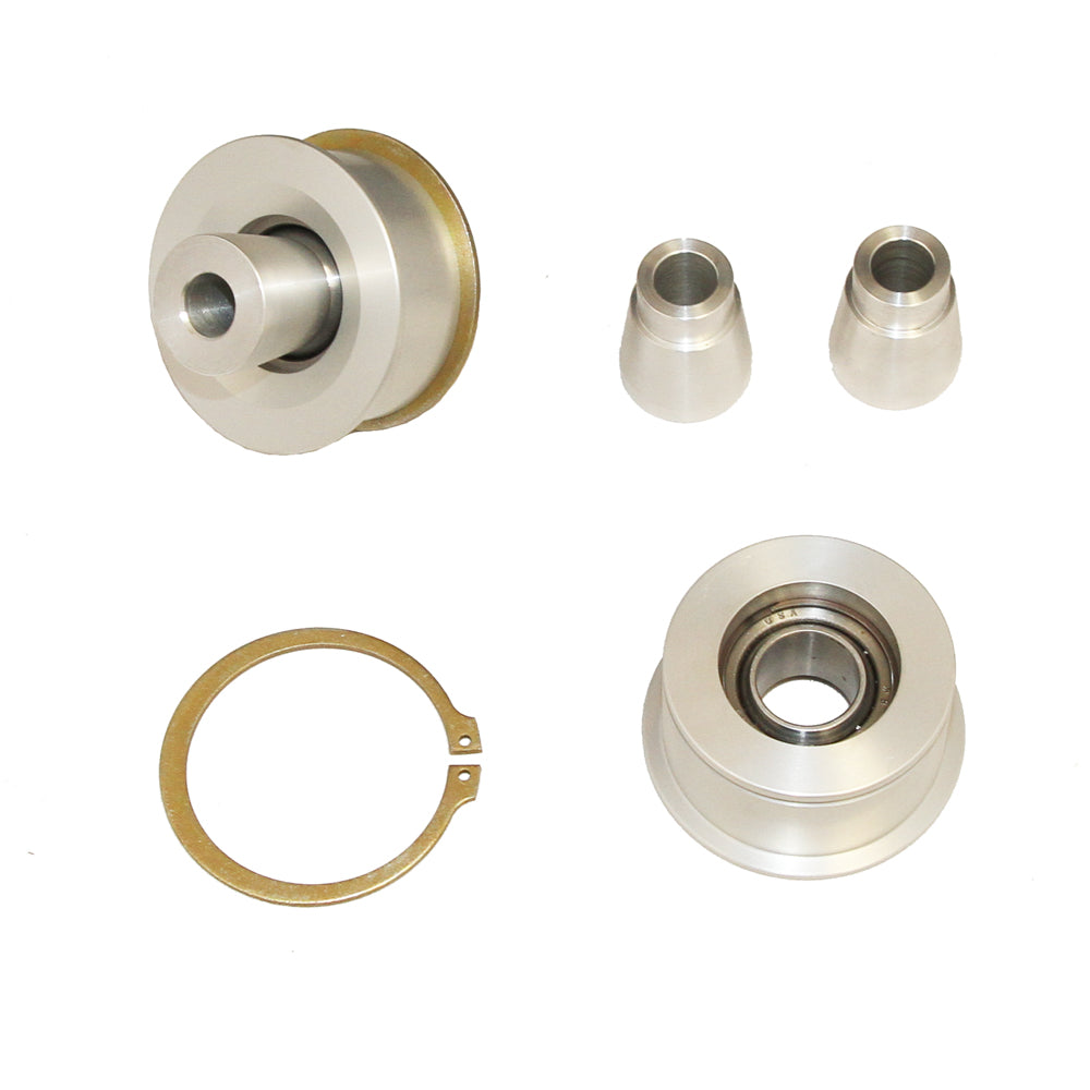 J&M Products 2015-2023 Ford Mustang S550 Front Control Arm Spherical Tension/Caster Bushings (Part #24410)