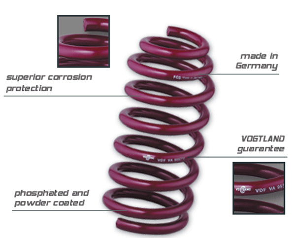 Vogtland sport lowering springs, made in Germany